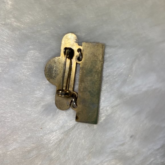 Vintage1980's World's Greatest Wife Brooch Enamel Dangle Pin - Picture 6 of 9